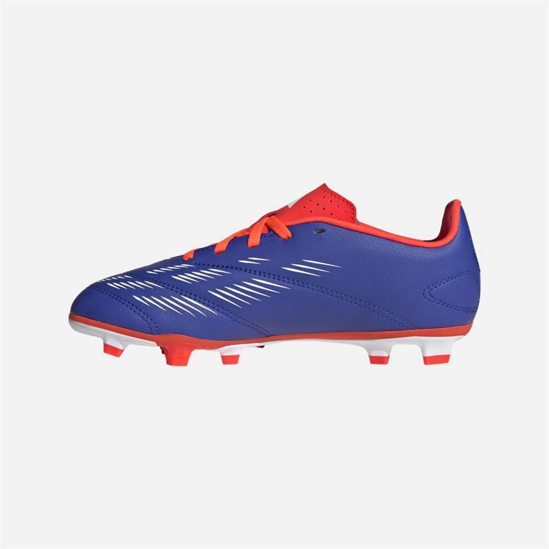 adidas Kids Predator Club Advancement Pack FXG Firm Ground/Multi Ground Football Boots Lucid Blue/Core White/Solar Red - Image 5