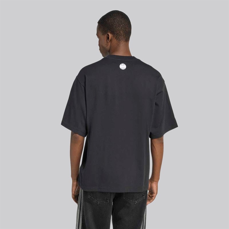 adidas Mens Teamgeist Moto Graphic Tee Black - Image 2