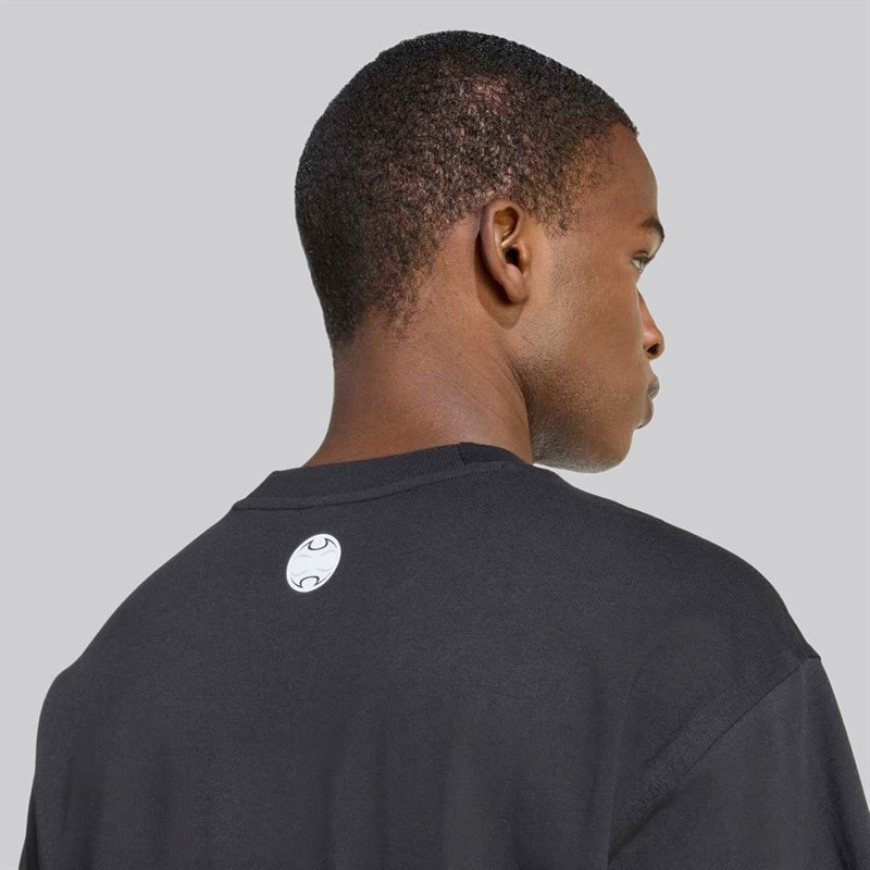 adidas Mens Teamgeist Moto Graphic Tee Black - Image 4