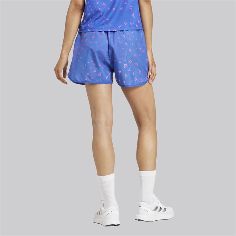 adidas Womens Run It AEROREADY Running Shorts Semi Lucid Blue - Image 2