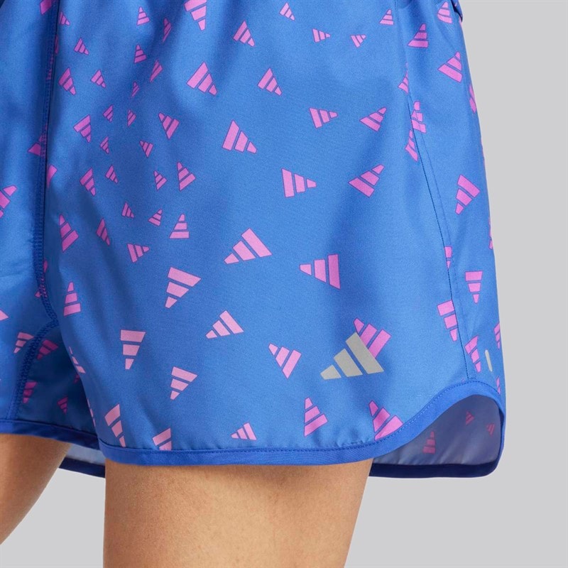 adidas Womens Run It AEROREADY Running Shorts Semi Lucid Blue - Image 3