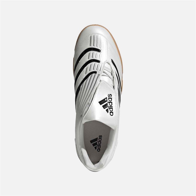 adidas Mens Predator Sala Trainers Zero Metallic/Core Black/Gum 3 Zero Metallic/Core Black/Gum 3 (Outsole) - Image 4