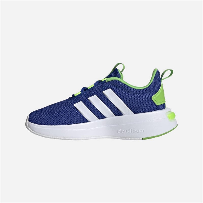 adidas Kids Racer TR23 Trainers Royal Blue/Footwear White/Lucid Lime - Image 5
