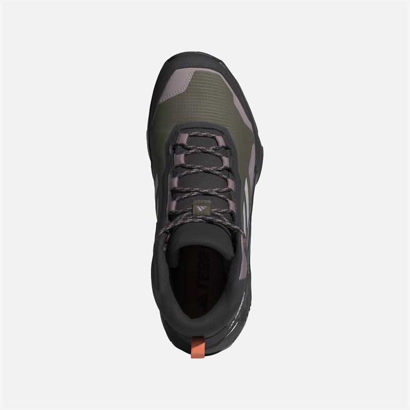 adidas Womens Terrex Eastrail 2 Mid Rain.RDY Hiking Shoes Olive Strata/Silver Dawn/Ambient Tin - Image 4