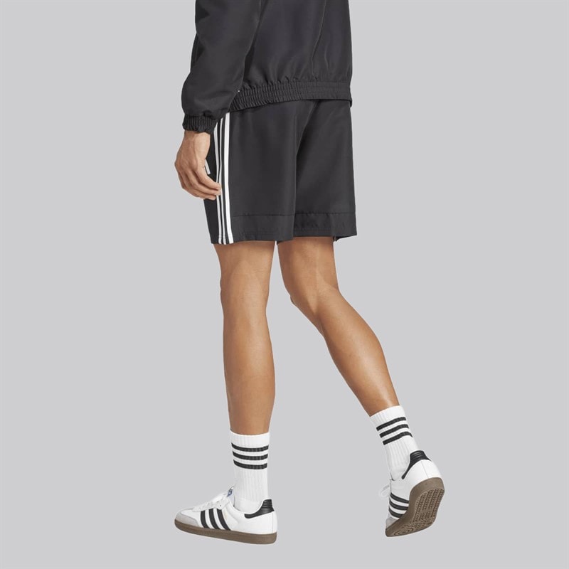 adidas Mens Tiro 25 Essentials Woven Shorts Black/White - Image 2