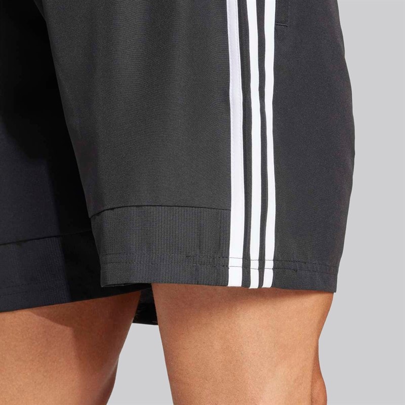 adidas Mens Tiro 25 Essentials Woven Shorts Black/White - Image 4