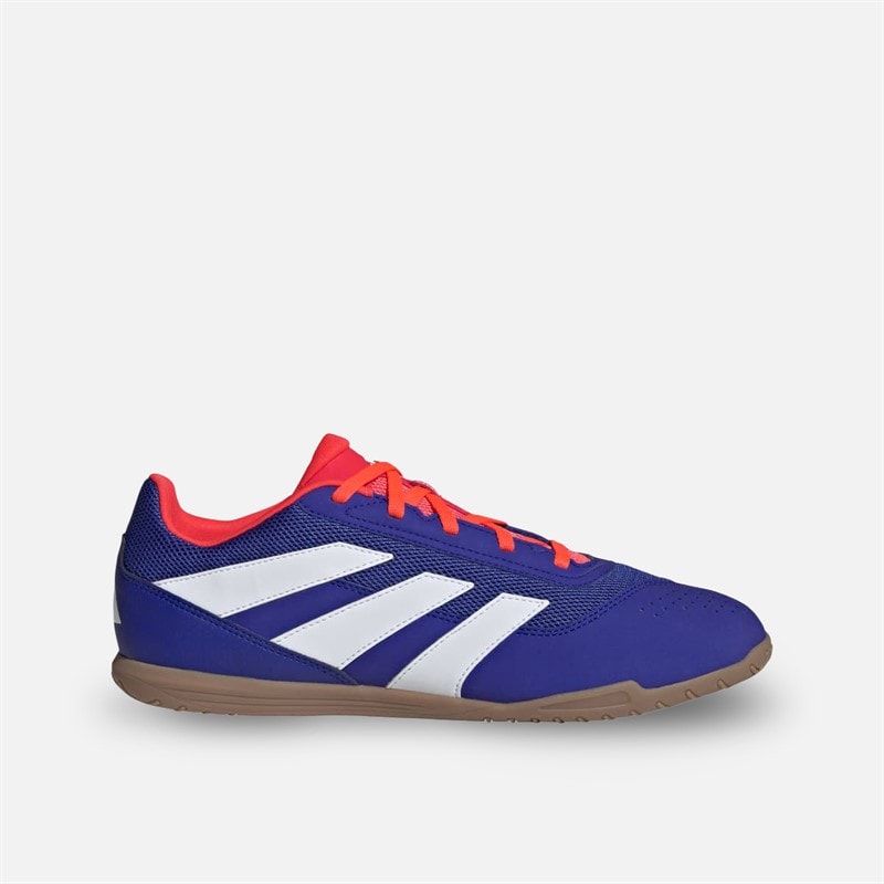 adidas Mens Predator Club IN Indoor Sala Football Boots Cloud White/Lucid Blue/Solar Red