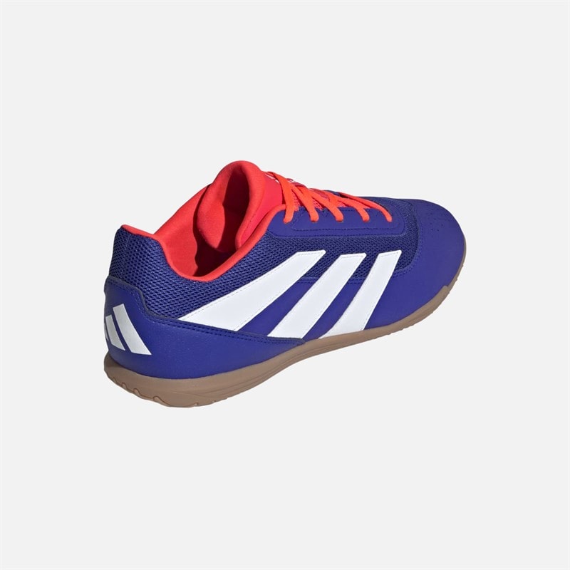 adidas Mens Predator Club IN Indoor Sala Football Boots Cloud White/Lucid Blue/Solar Red - Image 3