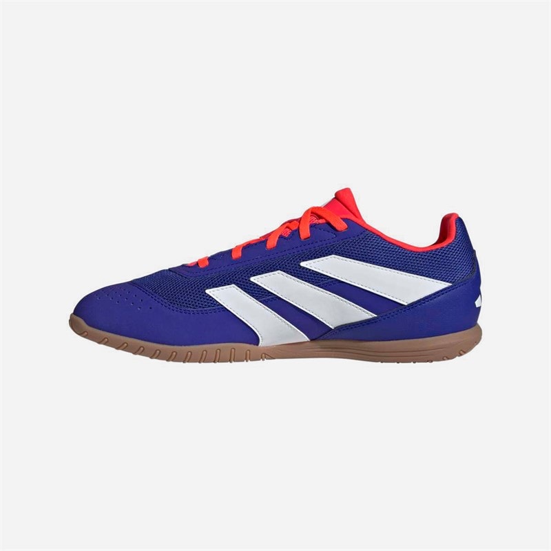 adidas Mens Predator Club IN Indoor Sala Football Boots Cloud White/Lucid Blue/Solar Red - Image 5