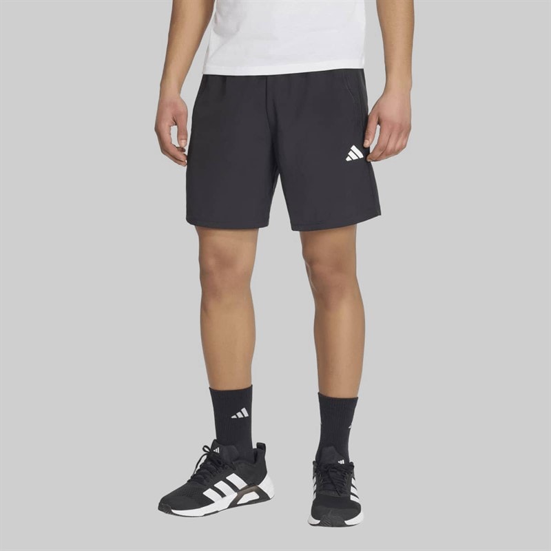 adidas Mens Train Essentials Woven Training Shorts Black/White - Image 1