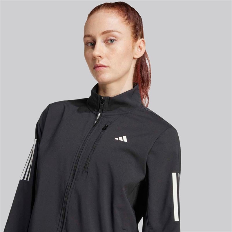 adidas Womens Own The Run Winterized Running Jacket Black - Image 4