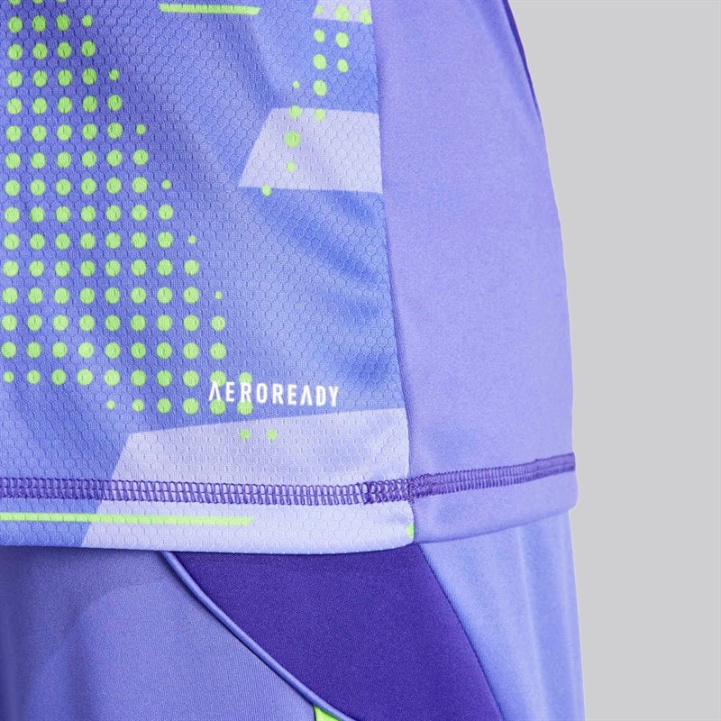 adidas Mens MUFC Manchester United 24/25 Longsleeve Goalkeeper Jersey Purple - Image 4