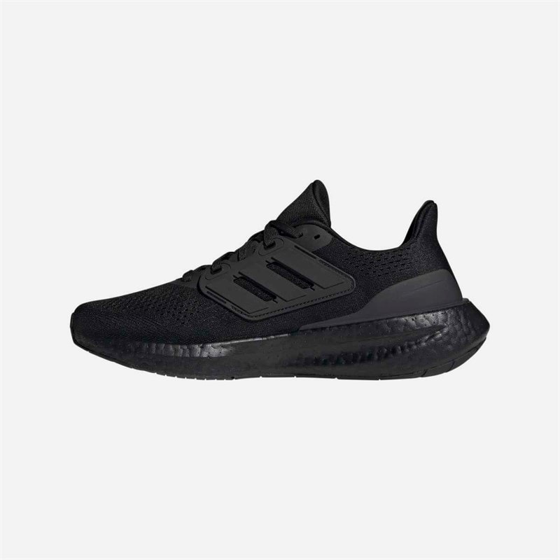 adidas Mens Pureboost 23 Neutral Running Shoes Black/Core Black/Carbon - Image 5