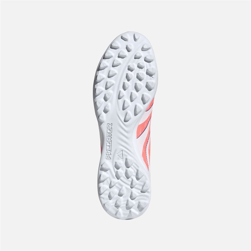 adidas Mens Predator League Tongue TF Astro Football Boots Signal Coral/Cloud White/Beam Orange - Image 2