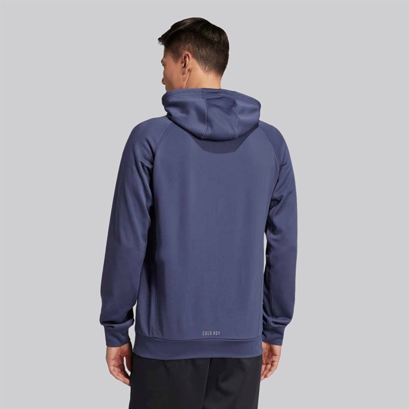 adidas Mens Game And Go Training Hoodie Shadow Navy - Image 2