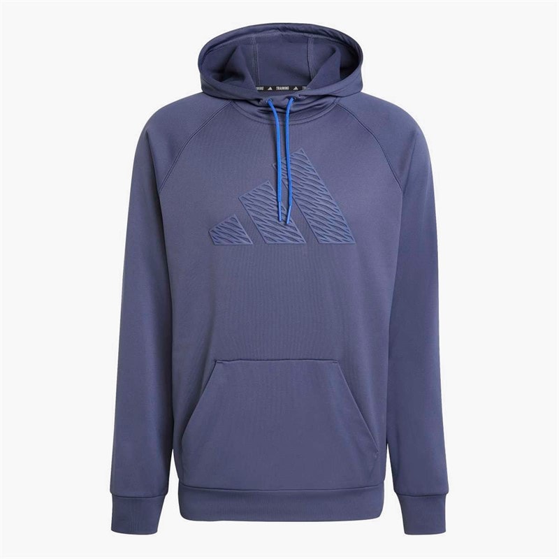 adidas Mens Game And Go Training Hoodie Shadow Navy - Image 5