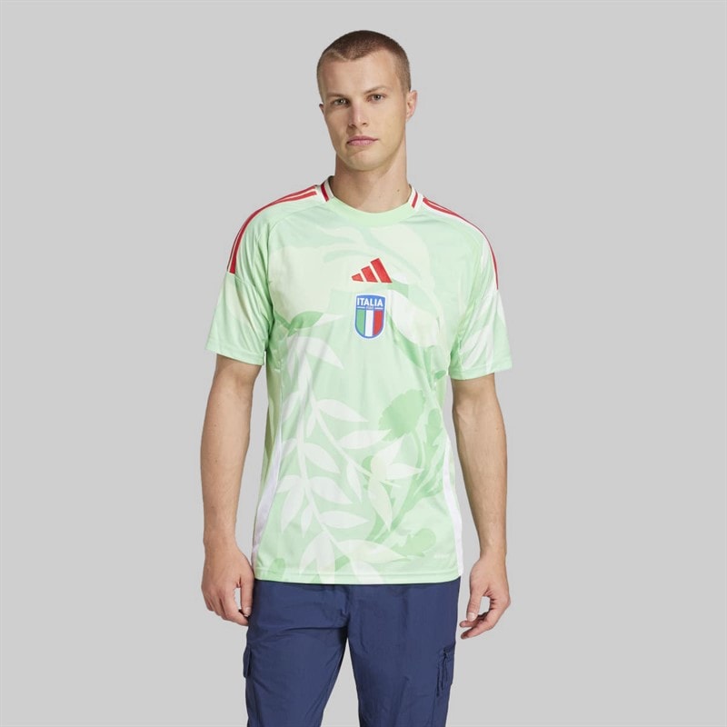 adidas Mens FIGC Italia (Womens Team) 2025 Away Jersey Glory Mint