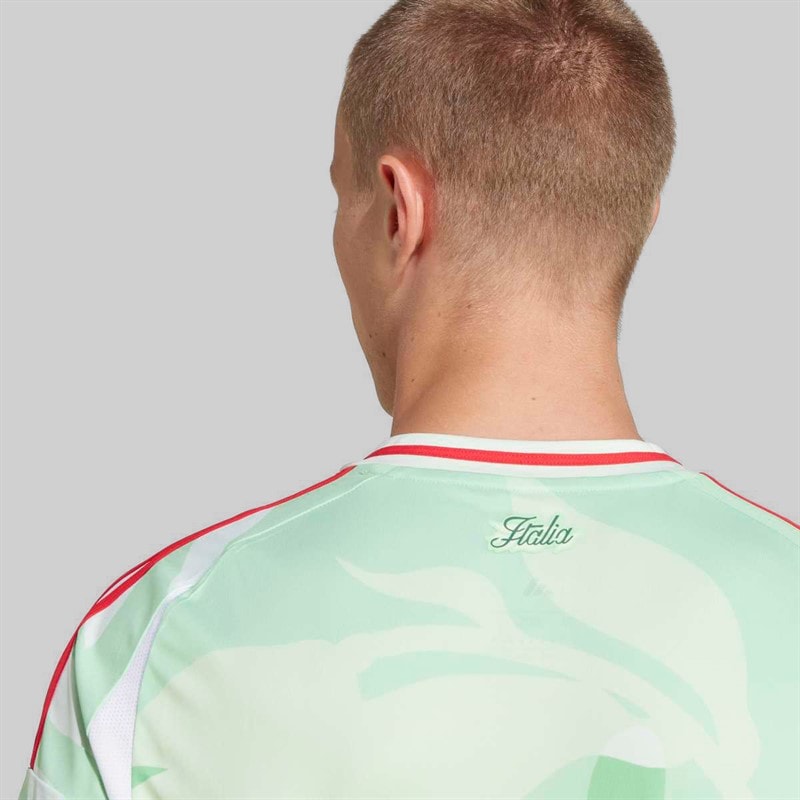 adidas Mens FIGC Italia (Womens Team) 2025 Away Jersey Glory Mint - Image 4