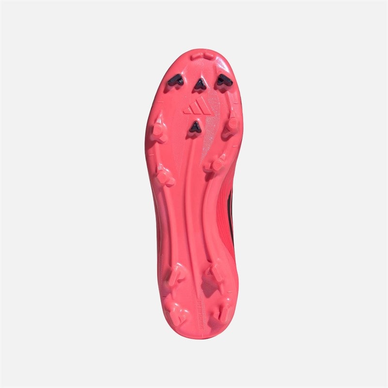 adidas Mens F50 League Mid Vivid Horizon Pack FG/MG Firm Ground/Multi Ground Football Boots Turbo Pink/Aurora Black/Platinum Metallic Turbo (Pink)/Aurora Black/Platinum Metallic - Image 2
