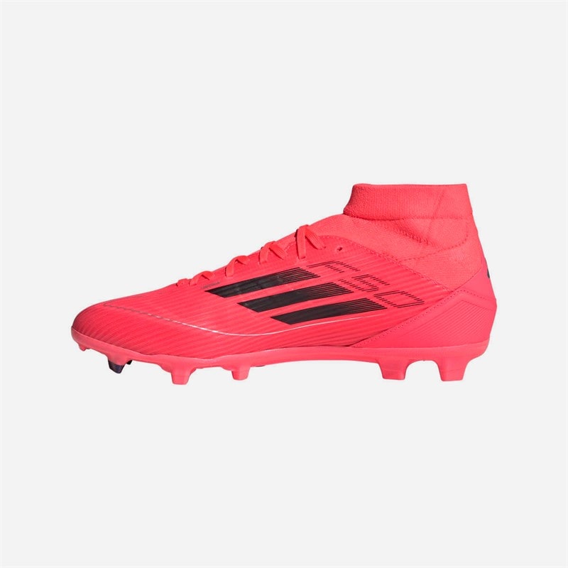 adidas Mens F50 League Mid Vivid Horizon Pack FG/MG Firm Ground/Multi Ground Football Boots Turbo Pink/Aurora Black/Platinum Metallic Turbo (Pink)/Aurora Black/Platinum Metallic - Image 5