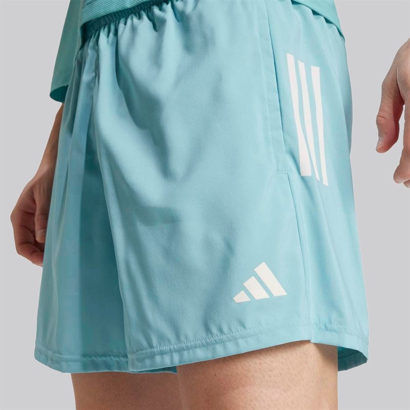 adidas Mens Own The Run Running Shorts Mint Ton - Image 3