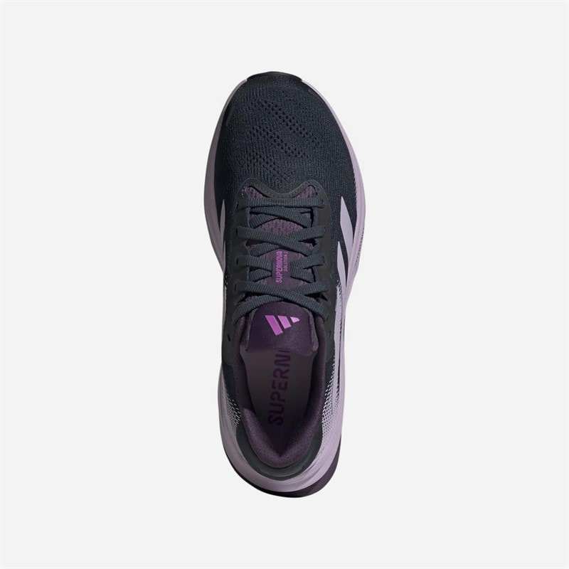 adidas Womens Supernova Solution 2 Stability Running Shoes Aurora Ink/Power Plum/Aurora Plum - Image 4