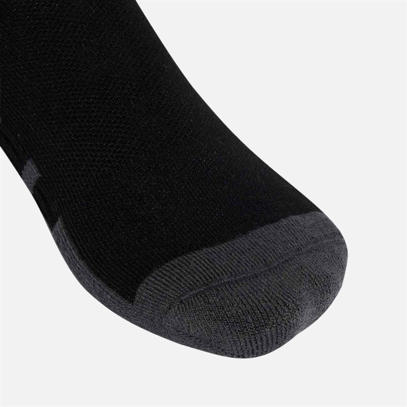 adidas Mens Essentials Climacool Three Pack Quarter Socks Black/Grey Six - Image 3