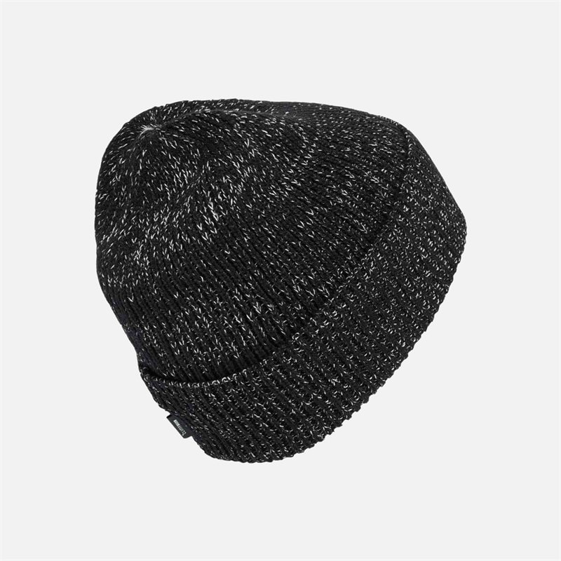 adidas Mens Run X Climawarm Beanie Black/Reflective Silver - Image 2