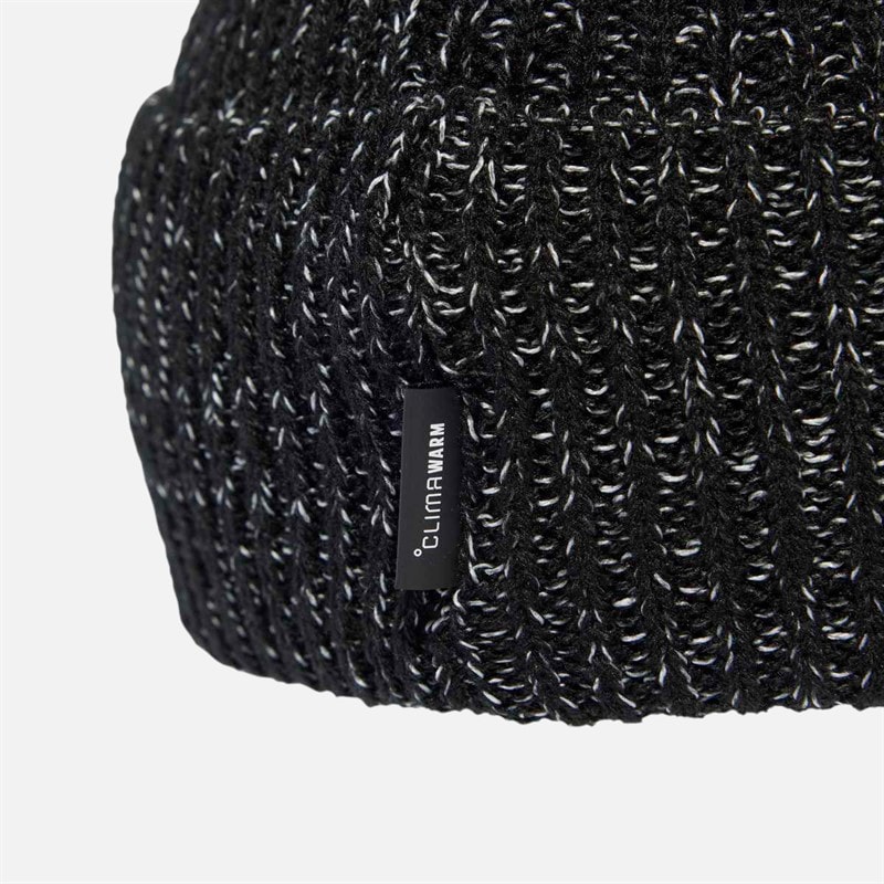 adidas Mens Run X Climawarm Beanie Black/Reflective Silver - Image 4