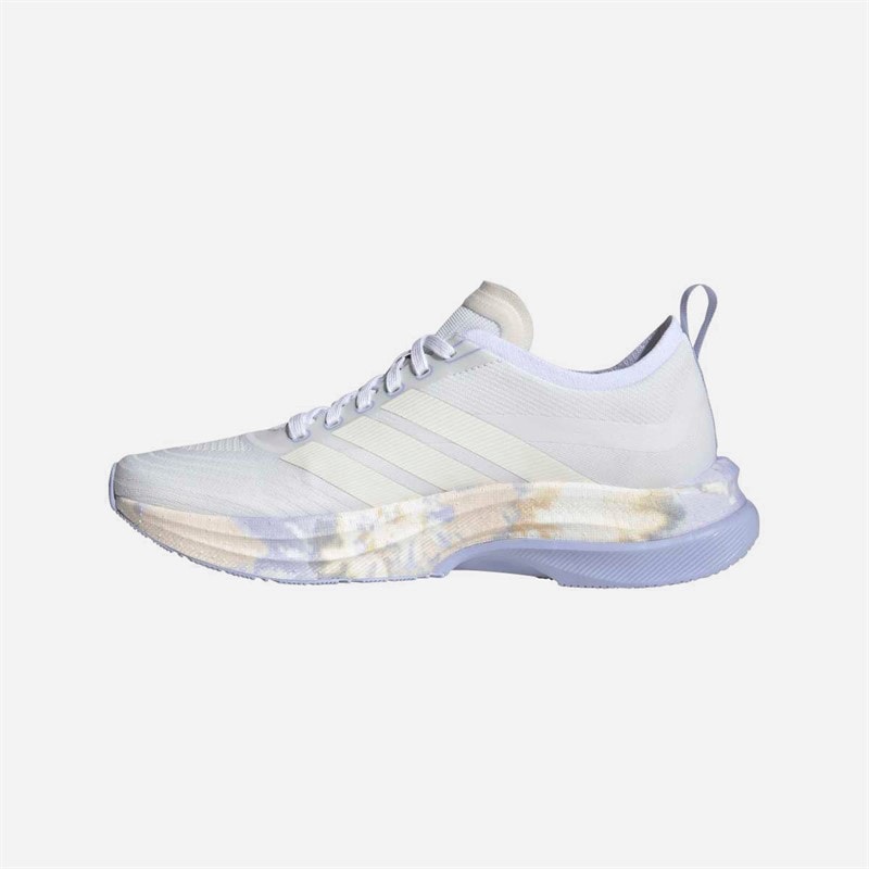 adidas Womens Moveboost Neutral Running Shoes Footwear White/Chalk White/Core Black - Image 5