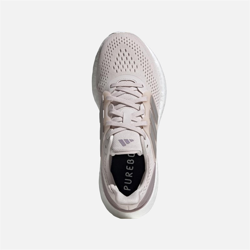 adidas Womens Pureboost 23 Neutral Running Shoes Putty Mauve/Wonder Taupe/Preloved Fig - Image 4