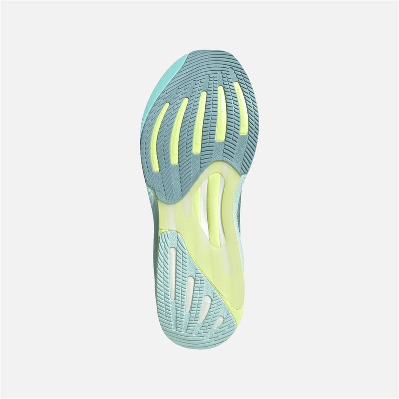 adidas Womens Supernova Rise 2 Neutral Running Shoes Grey/Magic Grey Metallic/Flash Aqua - Image 2