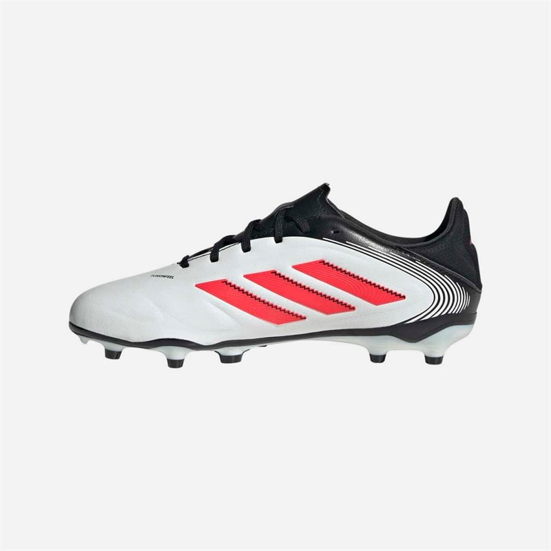 adidas Kids Copa Pure III League FG/MG Firm Ground/Multi Ground Football Boots Footwear White/Lucid Red/Core Black - Image 5