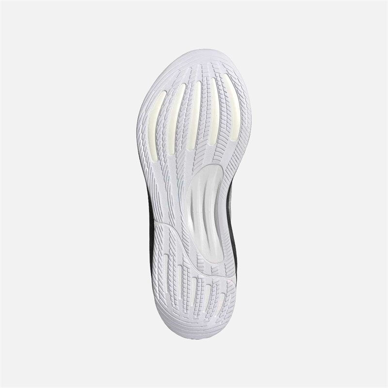 adidas Mens Supernova Stride 2 Neutral Running Shoes Footwear White/Silver Metallic/Core Black - Image 2