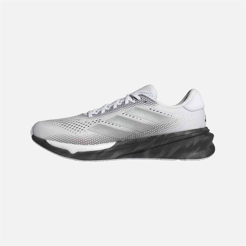 adidas Mens Supernova Stride 2 Neutral Running Shoes Footwear White/Silver Metallic/Core Black - Image 5