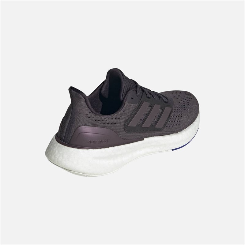 adidas Womens Pureboost 23 Neutral Running Shoes Aurora Black/Aurora Metallic/Core Black - Image 3
