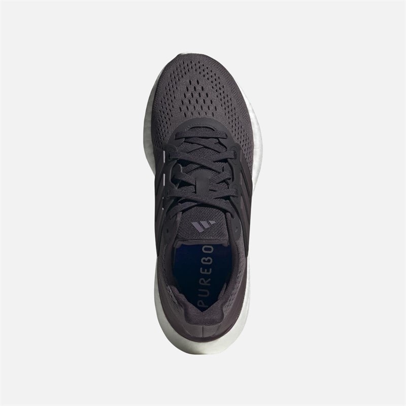 adidas Womens Pureboost 23 Neutral Running Shoes Aurora Black/Aurora Metallic/Core Black - Image 4