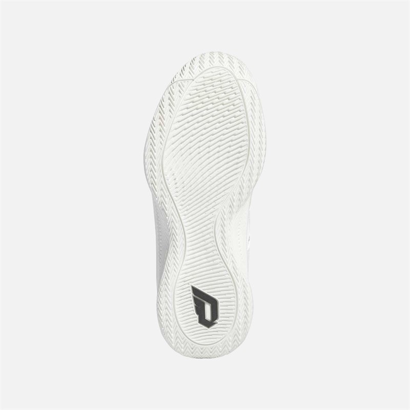 adidas Mens Dame Certified 3 Low Basketball Shoes Chalk White/Core Black/Silver Metallic - Image 2