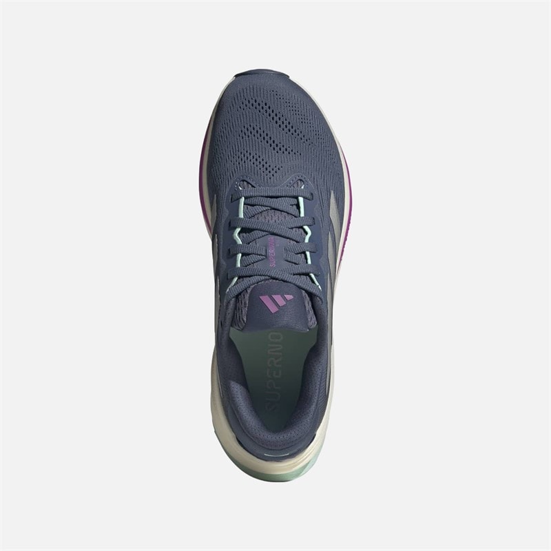 adidas Womens Supernova Rise 2 Neutral Running Shoes Preloved Ink/Matte Silver/Preloved Ink - Image 4