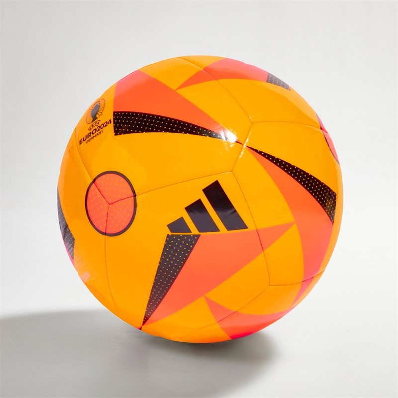 adidas Mens Euro 24 Club Training Football Solar Gold/Solar Red/Black - Image 1