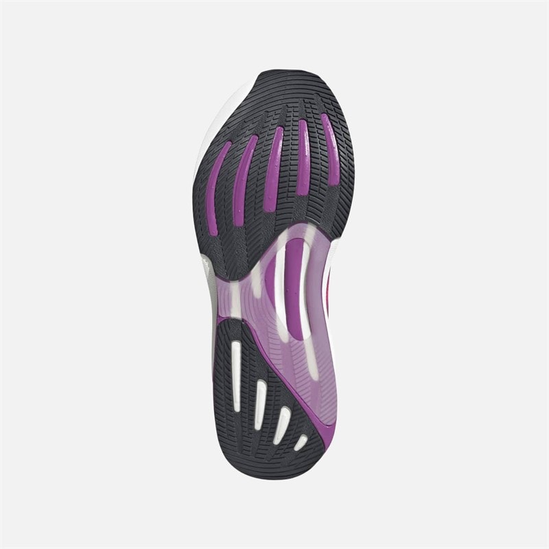 adidas Womens Supernova Rise 2 Neutral Running Shoes Shock Pink/Purple Burst/Lucid Pink - Image 2