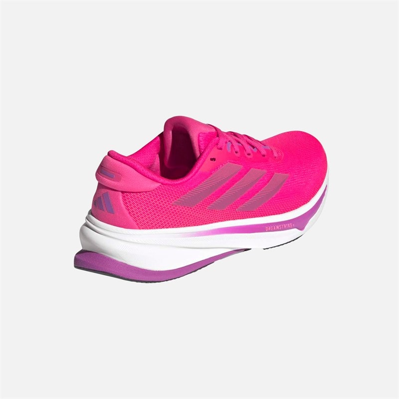 adidas Womens Supernova Rise 2 Neutral Running Shoes Shock Pink/Purple Burst/Lucid Pink - Image 3