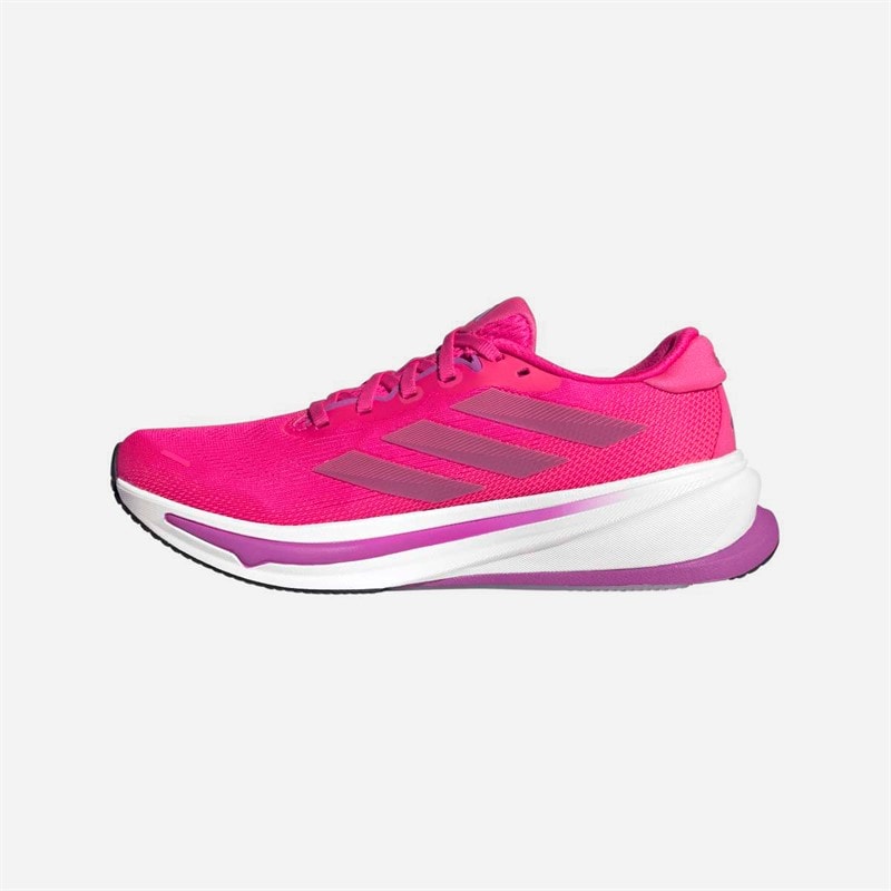 adidas Womens Supernova Rise 2 Neutral Running Shoes Shock Pink/Purple Burst/Lucid Pink - Image 5