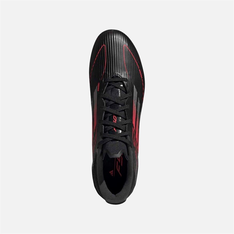 adidas Mens F50 League Stealth Victory Pack SG Soft Ground Football Boots Black/Iron Metallic/Lucid Red - Image 4