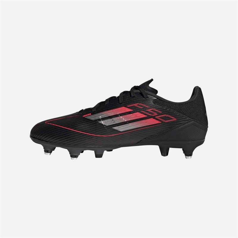 adidas Mens F50 League Stealth Victory Pack SG Soft Ground Football Boots Black/Iron Metallic/Lucid Red - Image 5