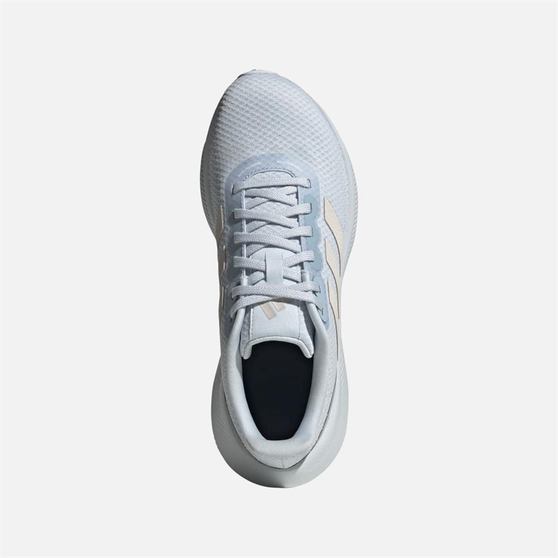 adidas Womens Runfalcon 3.0 Neutral Running Shoes Halo Blue/Putty Mauve/Wonder Blue - Image 4