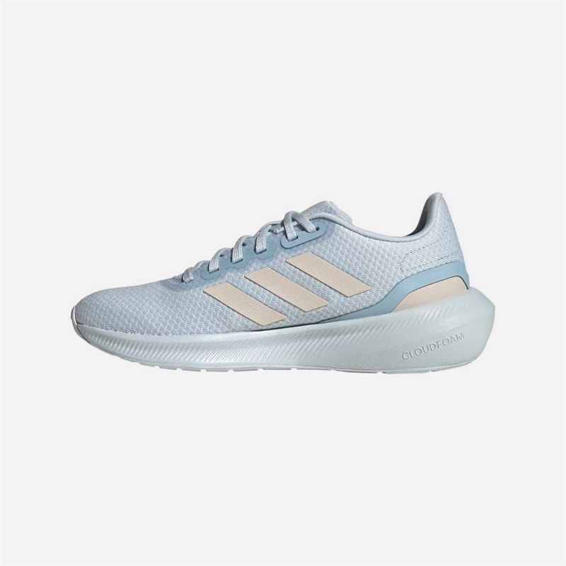 adidas Womens Runfalcon 3.0 Neutral Running Shoes Halo Blue/Putty Mauve/Wonder Blue - Image 5