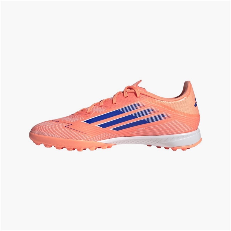 adidas Mens F50 League TF Astro Football Boots Beam Orange/Lucid Blue/Cloud White - Image 5