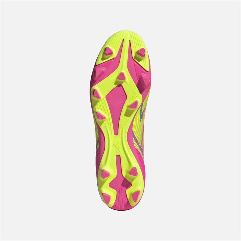 adidas Mens F50 Club FG/MG Firm Ground/Multi Ground Football Boots Lucid Pink/Lucid Lemon/Blue Fusion - Image 2