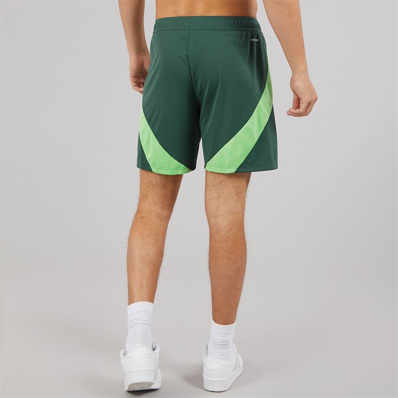 adidas Mens FAF Algeria Away Shorts Mineral Green - Image 3